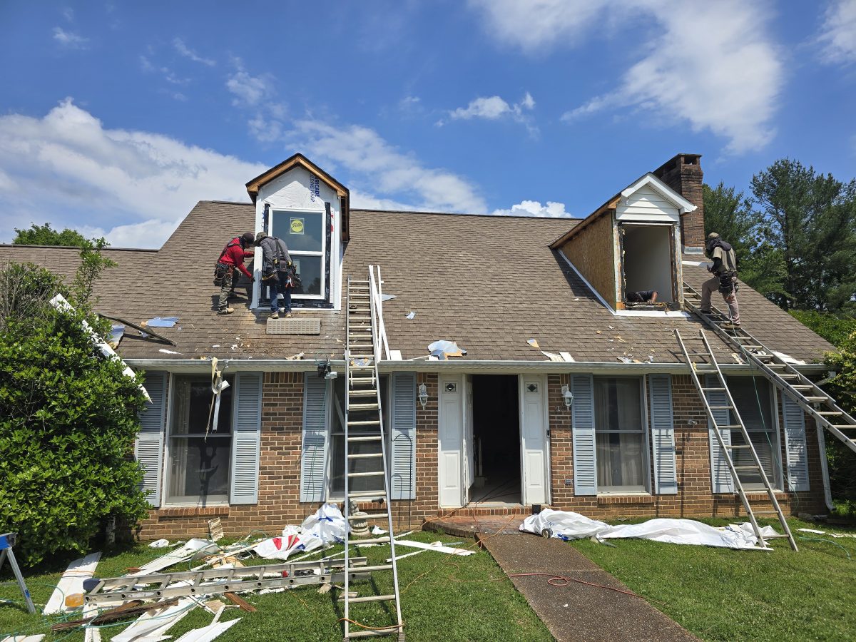 Dormer rebuild and window replacement